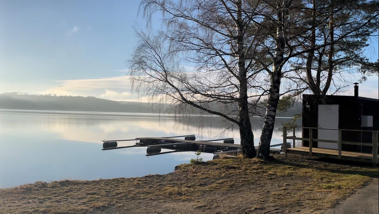 Badstue på Sandstangen