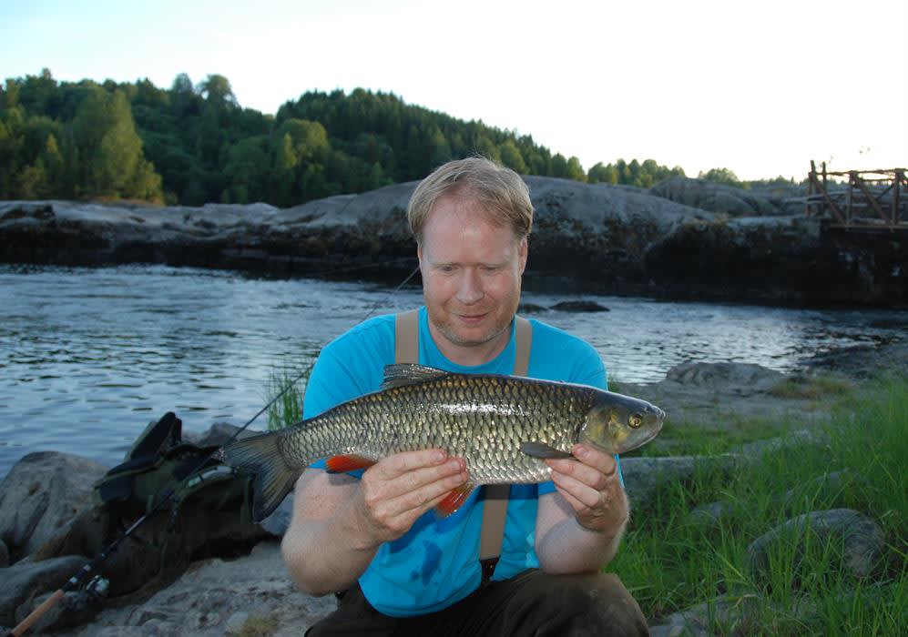 Fiskeplasser ved Øyern og Glomma