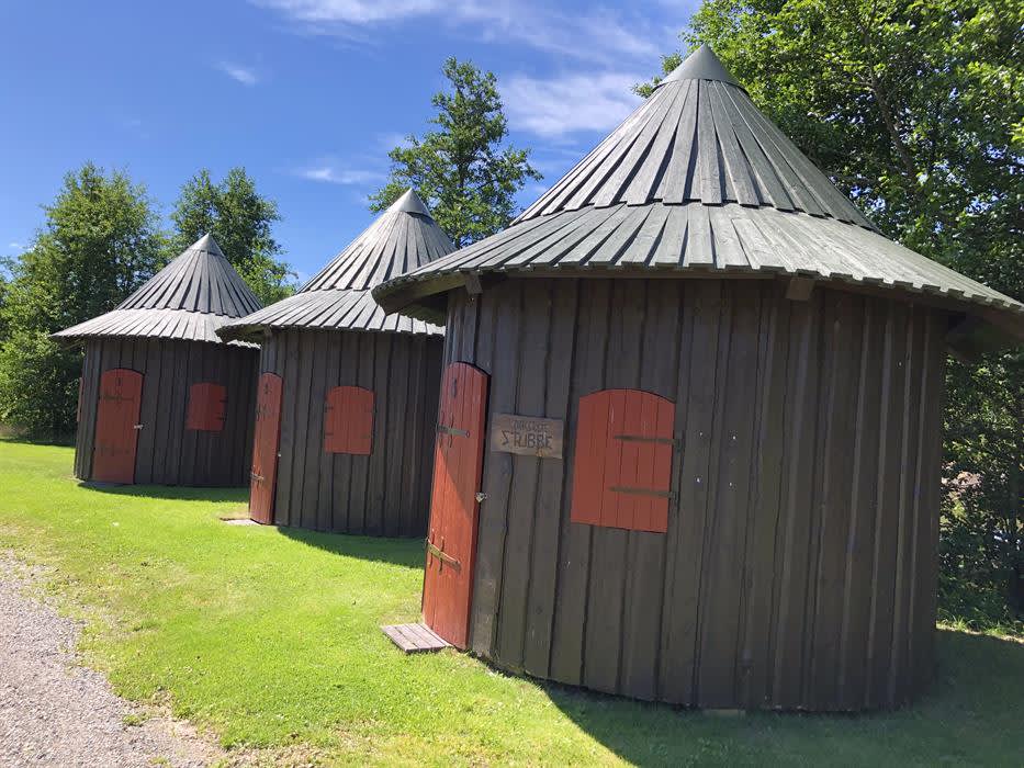 Hengekøye i Stubbehyttene