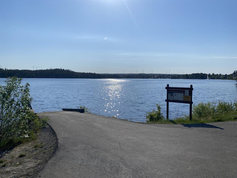 Båtutsettingsplass Rødenessjøen syd / Ysterudvika, Haldenkanalen
