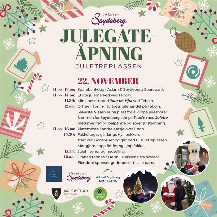 Julegateåpning i Spydeberg 2026