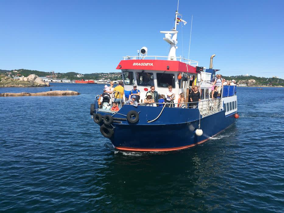 Båttur med MS Bragdøya - Badebåten