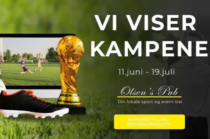 VM-fotball på Olsen´s pub