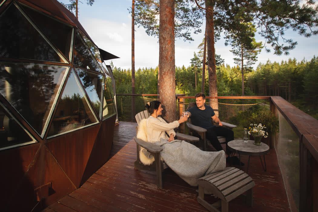 Tretoppdome - En unik tretopphytte