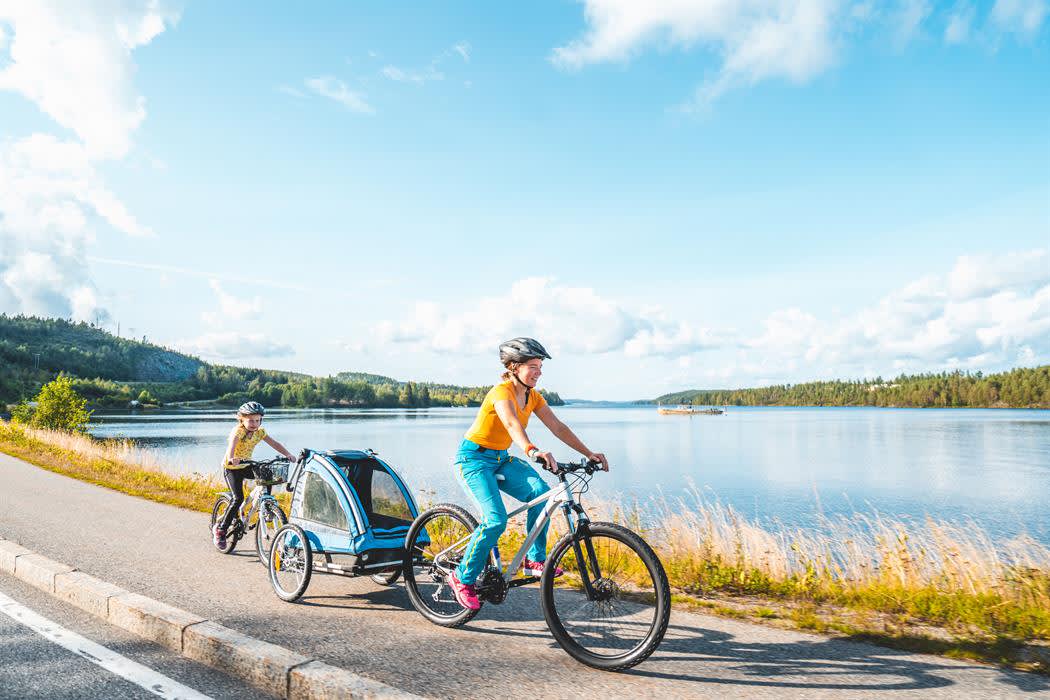 Sykkeltur: Rødenessjøen rundt