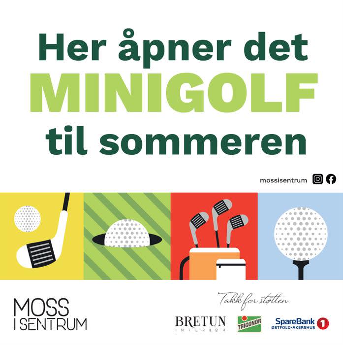 Minigolf på Kirketorget i Moss