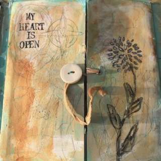 'art of the journal' - 'opening up' - with artist Kim Beller