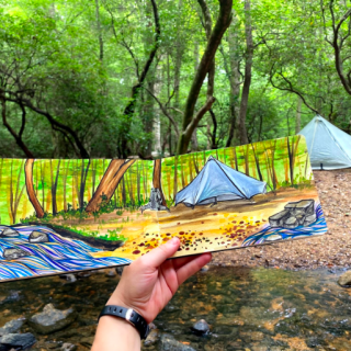 Watercolor Backpacking Trip: May 12-14, 2023