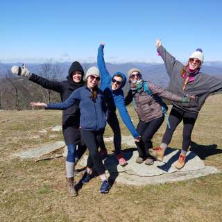 New Year's Mountaintop Yoga Hike