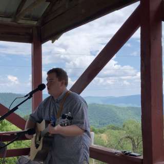 Sam McKinney on the Pavilion Stage