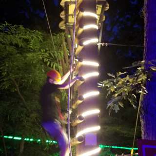 Adventure Center of Asheville- Twilight in the Treetops- Holiday Night Climb