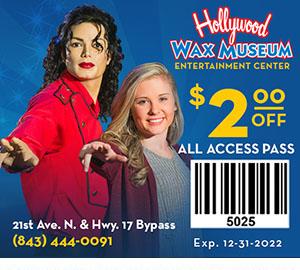 Myrtle Beach, SC Amusements and Attractions Coupons to Print