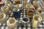 Memorial Day Pottery Class - Handbuilt Mugs