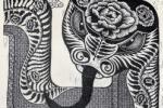 "An Exquisite Corpse," by Saltgrass Printmakers