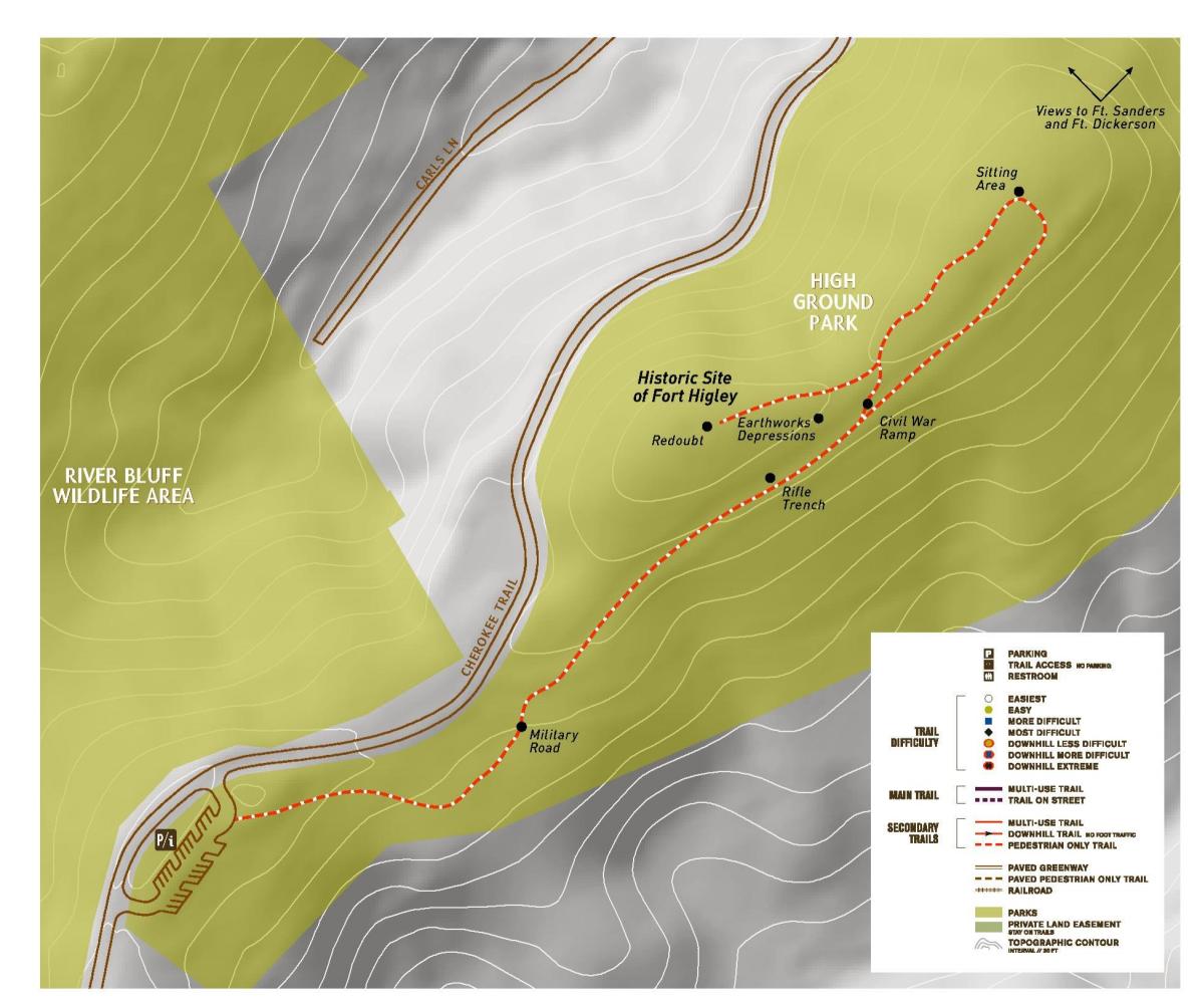 High Ground Park & Fort Higley Knoxville's Urban Wilderness