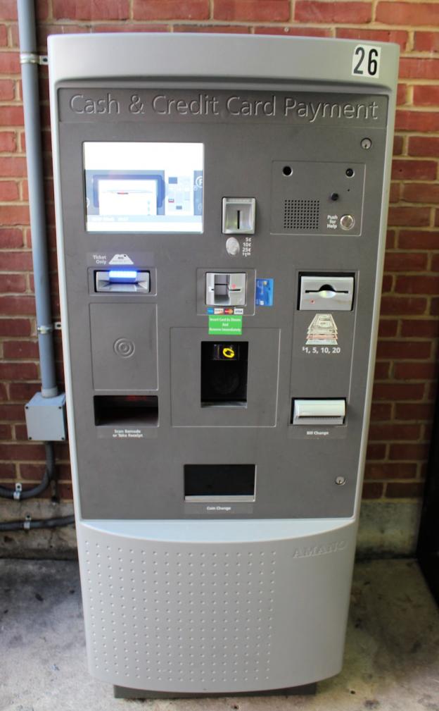 Parking Garage Ticket Pay Station