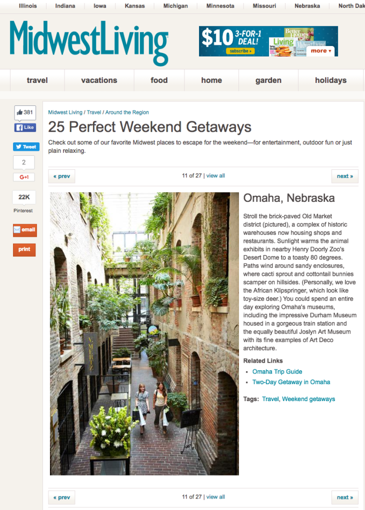 Midwest Living - 25 Perfect Weekend Getaways