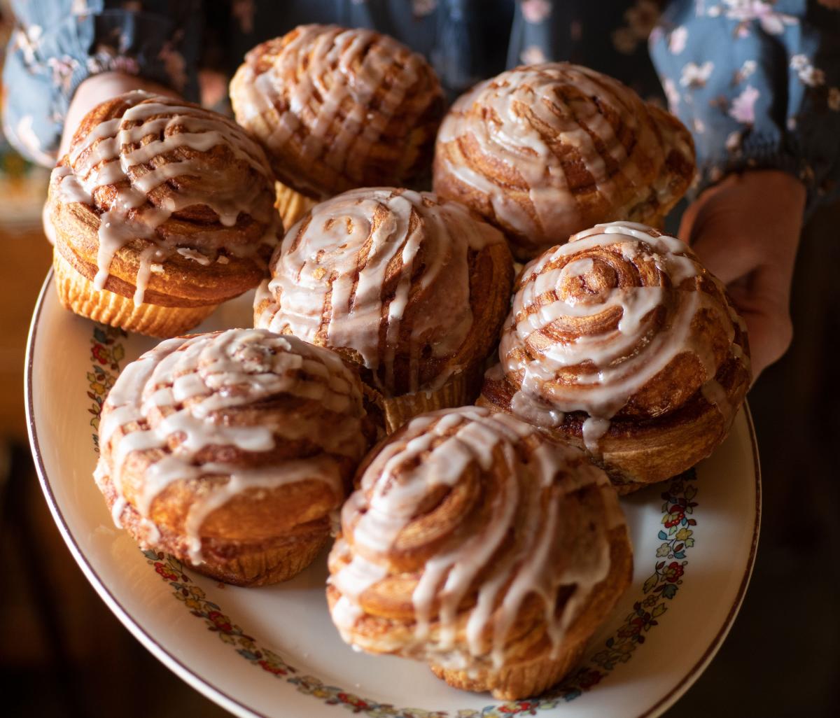 San Marco's famous cinnamon rolls.