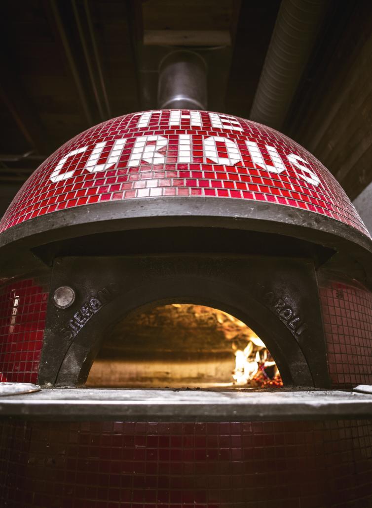 Curious Cafe Pizza Oven