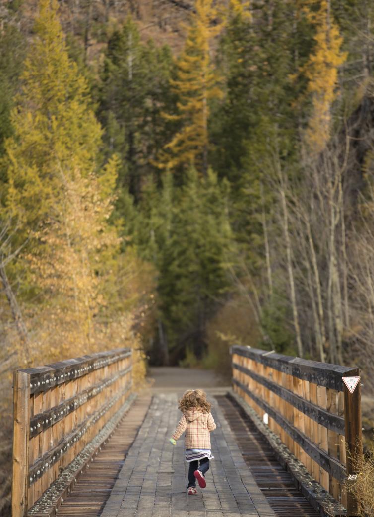 Myra Canyon Trestles in Fall