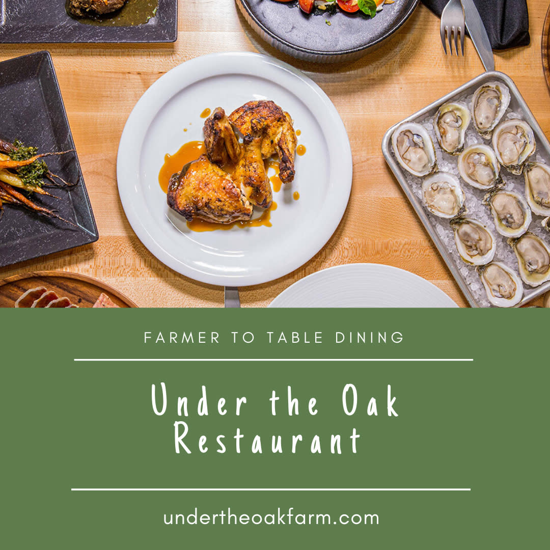 Under the Oak Restaurant is a true farmer to table dining experience in Smithfield, NC.