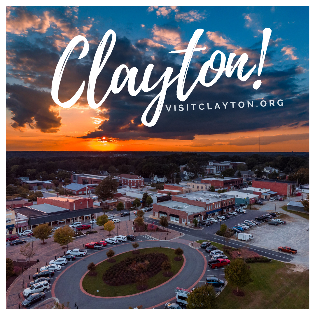 Clayton NC banner ad to promote the Town of Clayton, NC.