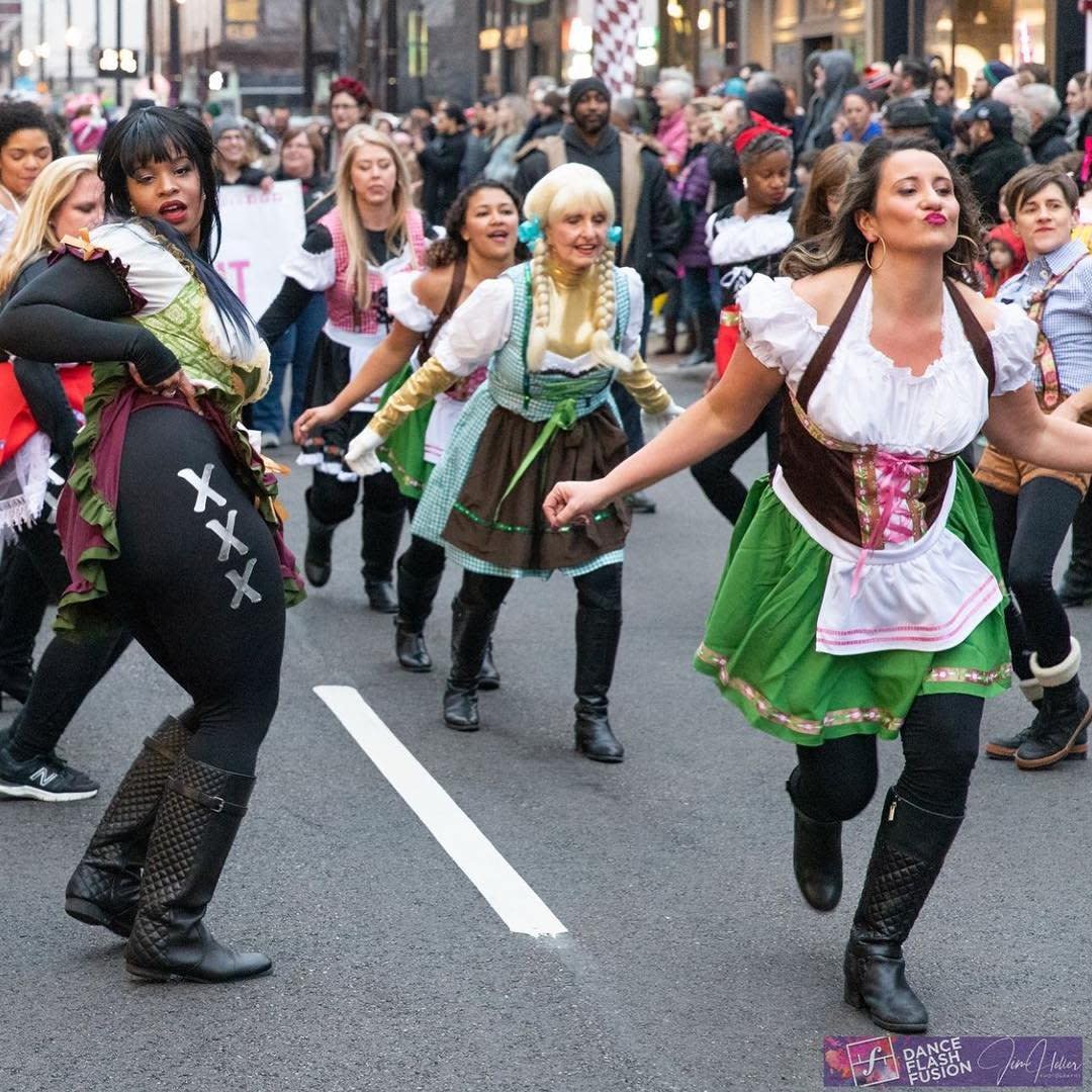 Bockfest parade dance flash fusion