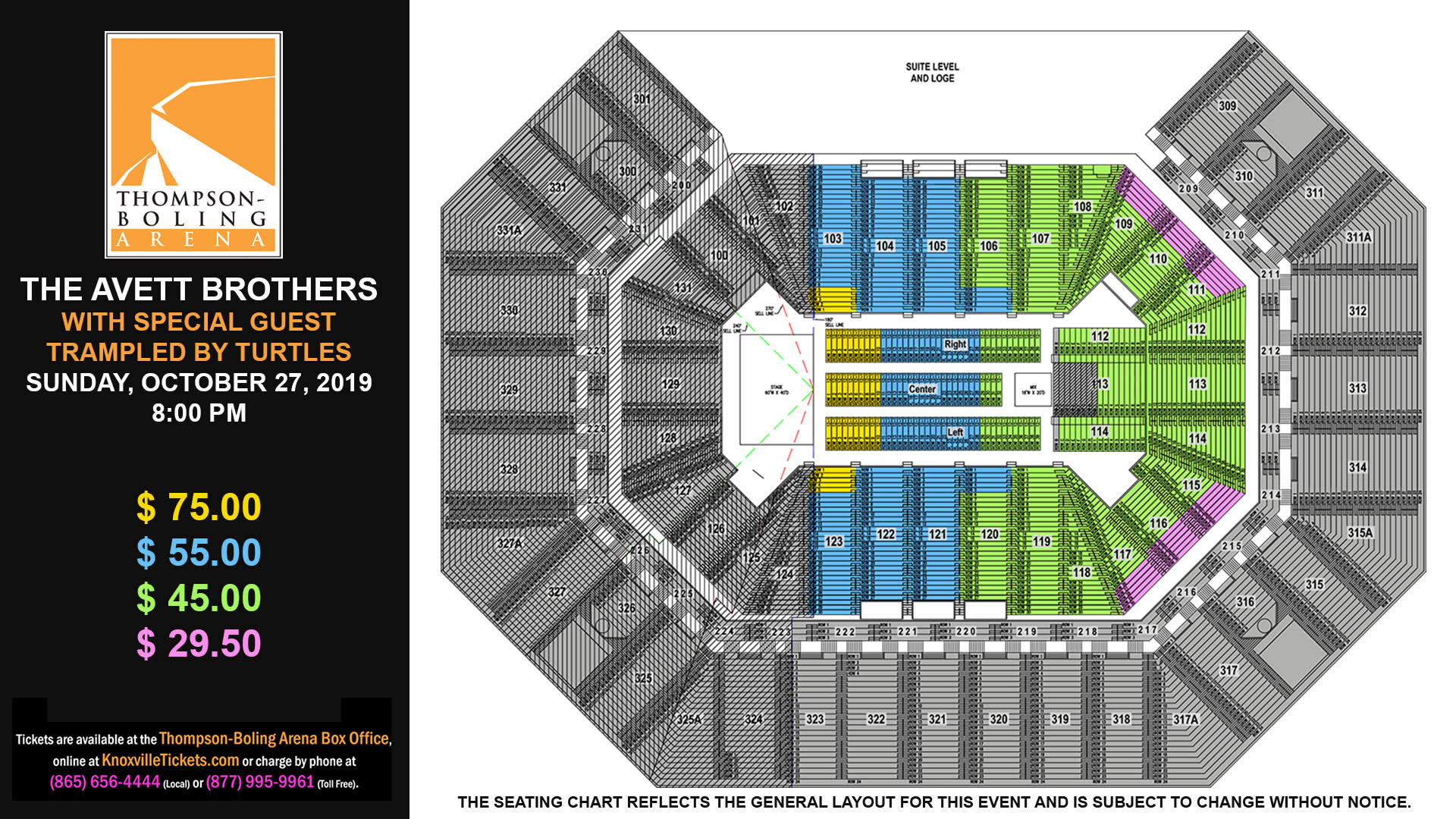 Thompson Boling Arena Seating