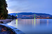 Thumbnail: Lions Gate Bridge at Dusk