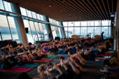 Thumbnail: VCC Ballroom Foyer Yoga