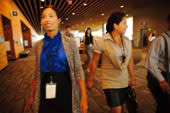 Thumbnail: Delegates Walking Down VCC Hallway