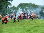 The French and their Indian allies will emerge from the woods near Fort Ontario on June 29 and 30 and recreate the failed 1759 surprise attack on Fort Ontario in Oswego. The failed attack spelled the beginning of the end of French Canada. (Photo by Fort Ontario State Historic Site.)