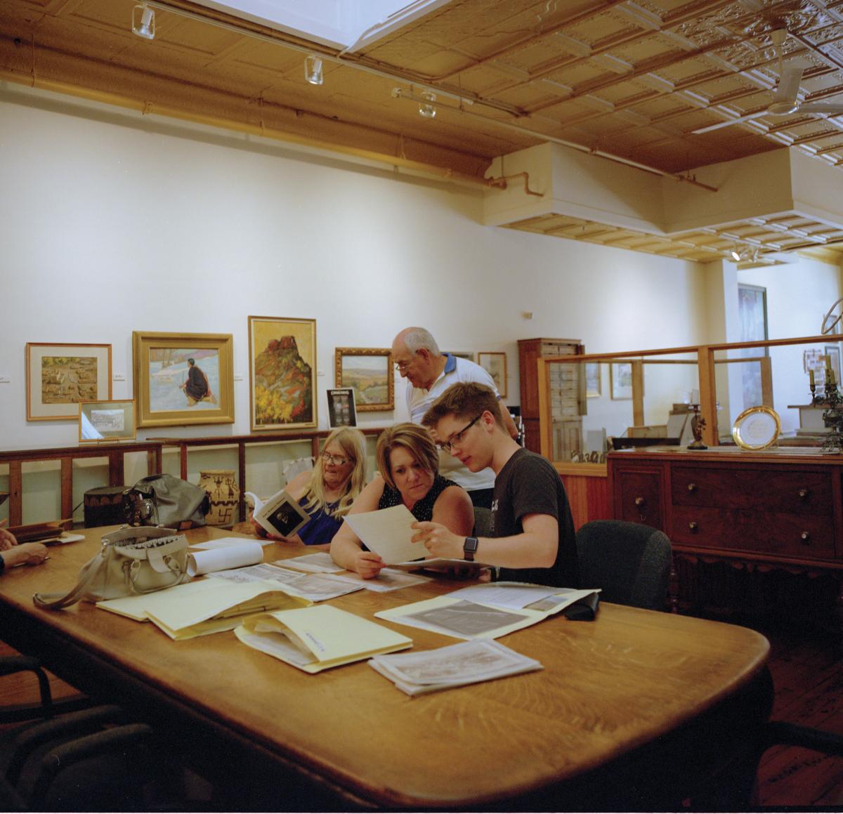Sanchez gives tours and works in the museum of his hometown, Ratón
