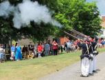The Farmers’ Museum in Cooperstown marks Independence Day on July 4 with the sounds of 1776. Hear the muskets blast with our Militia Muster and hear history happen with a reading of the Declaration of Independence on the historic village green at 1:00 pm.