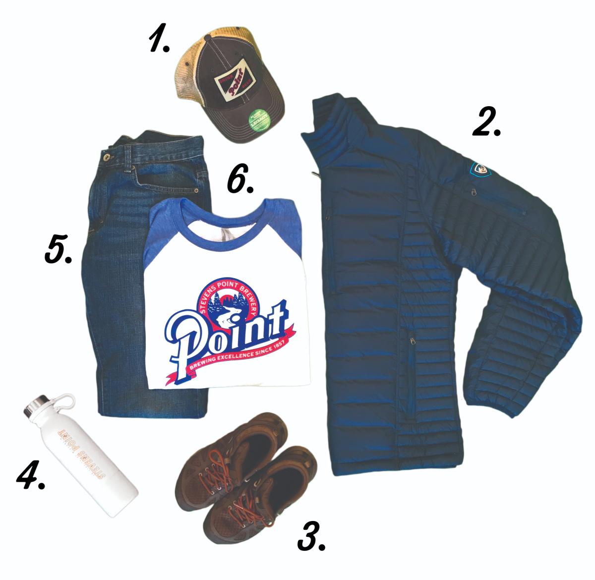 Get out on the trails of the Green Circle and beyond with an outfit sported by items from Stevens Point Area shops!