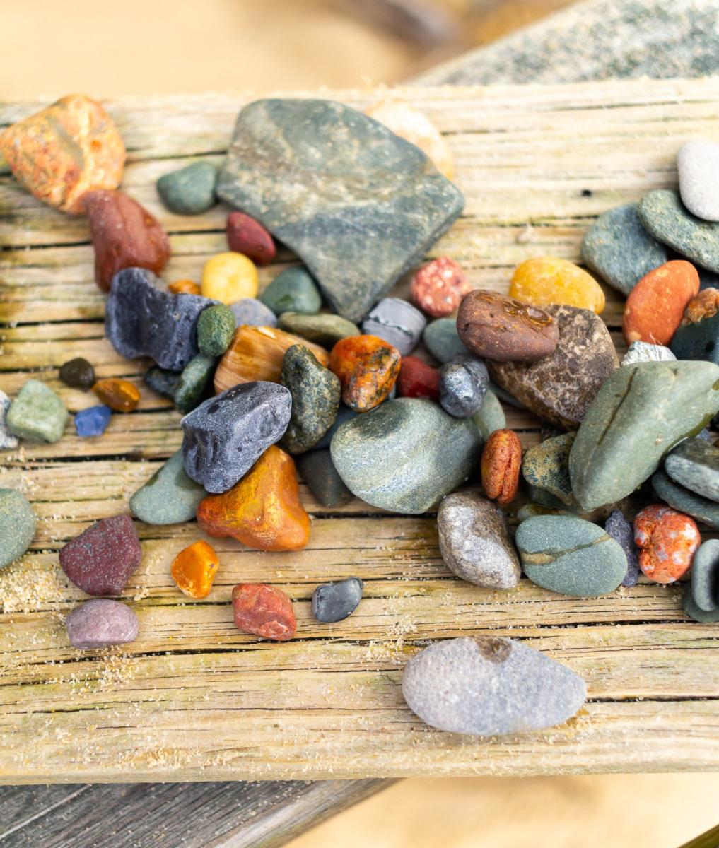 Rocks found along the lakeshore - Traverse City