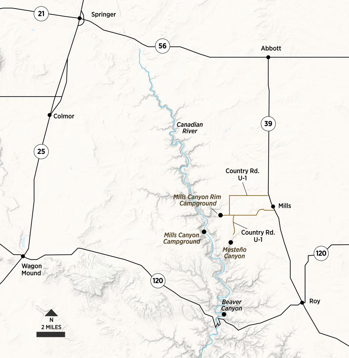 Map of Roy, New Mexico Magazine