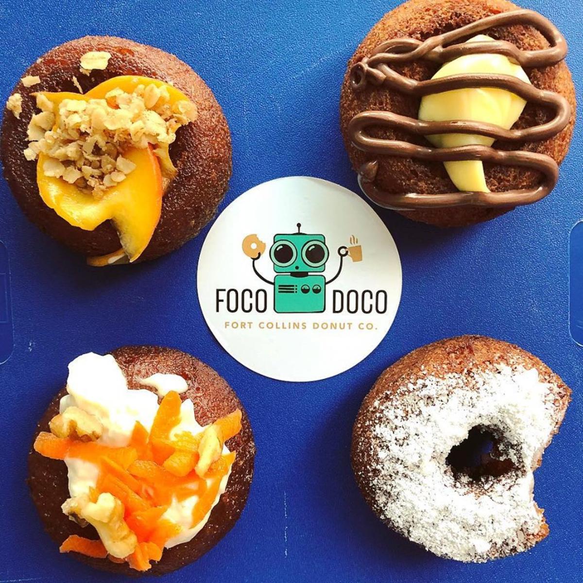 FoCo DoCo donuts and sticker
