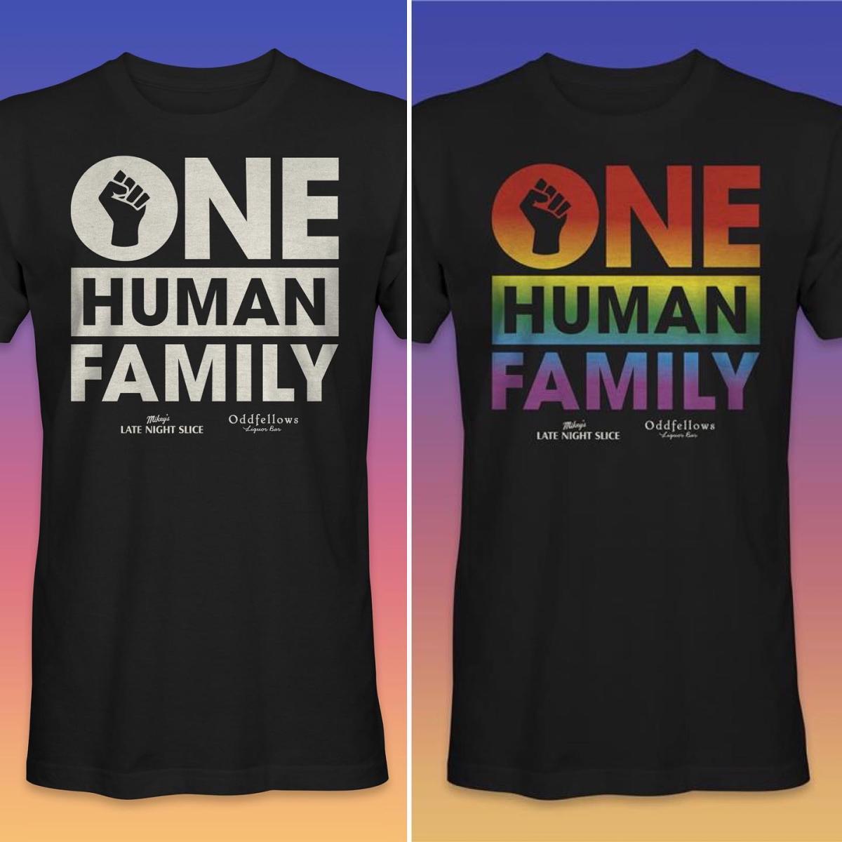 One Human Family shirt