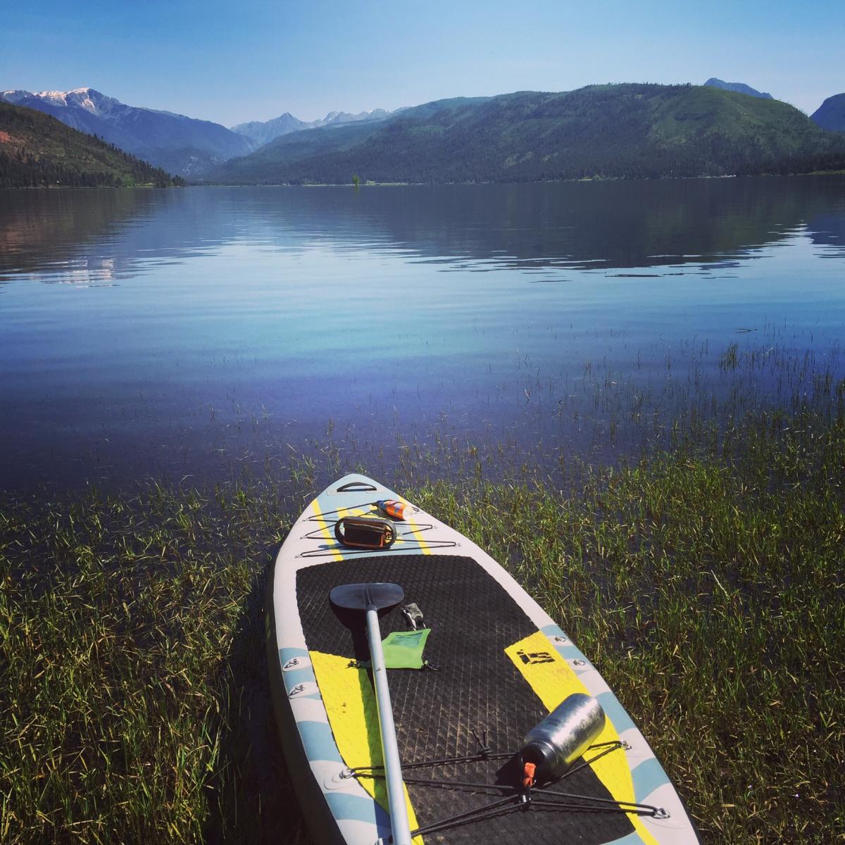 Paddling at Vallecito Lake