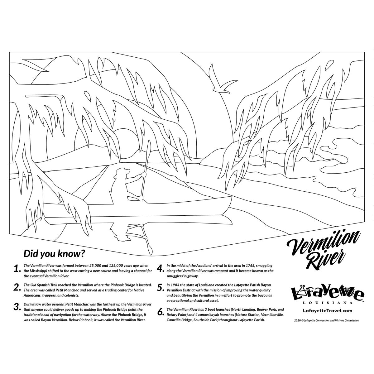 Vermilion River Color Sheet (Square)