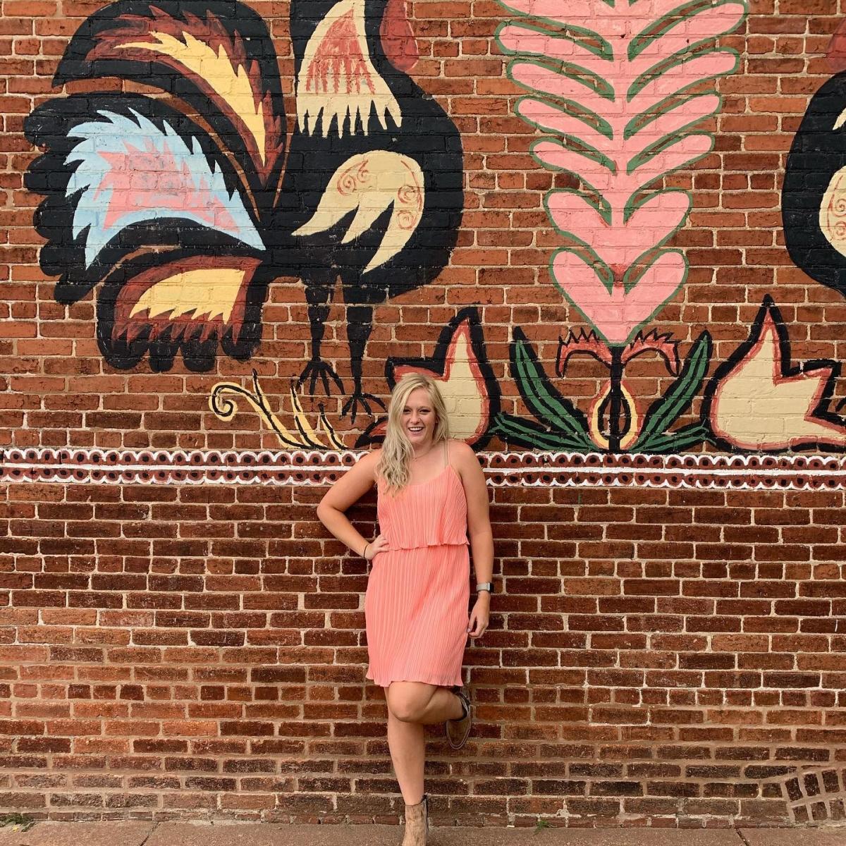 Polish Chicken Mural in Downtown Stevens Point