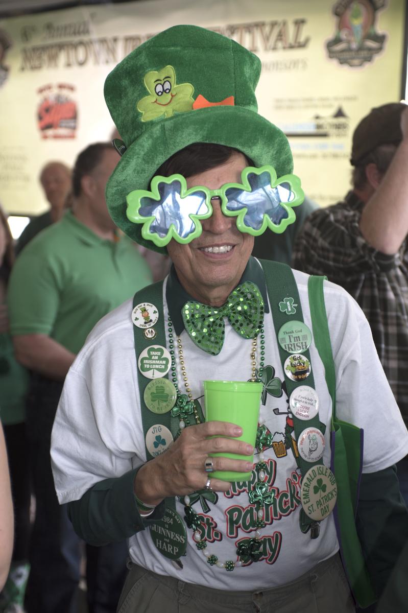 Green Parrot fun Irish costume