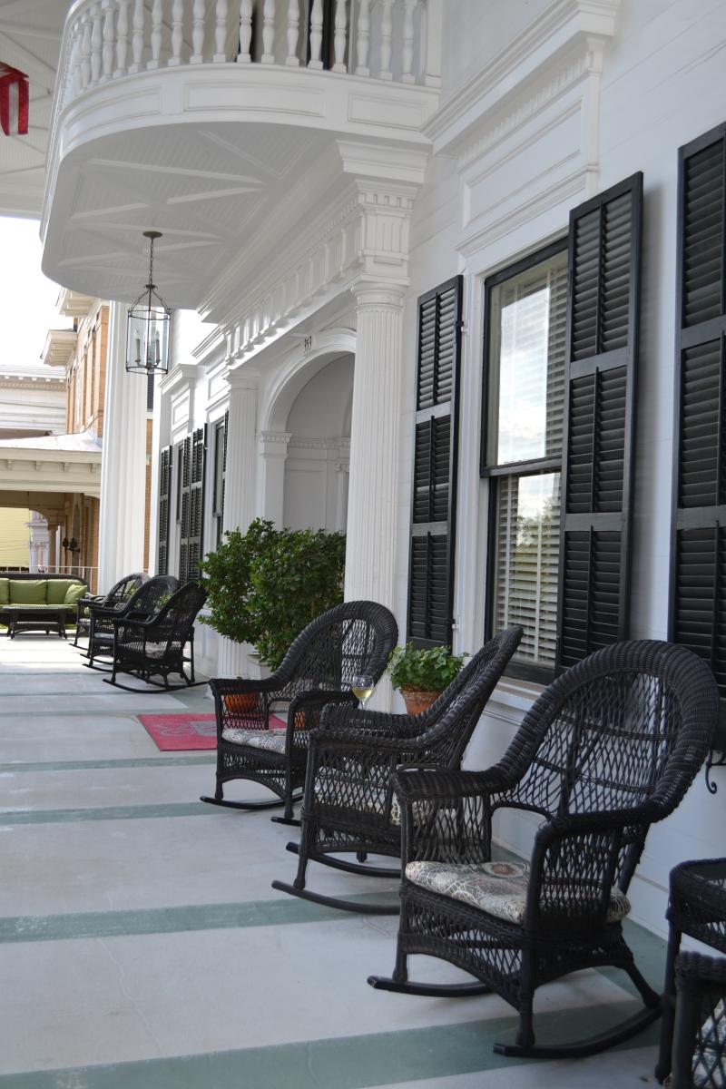Front Porch of 1842 Inn
