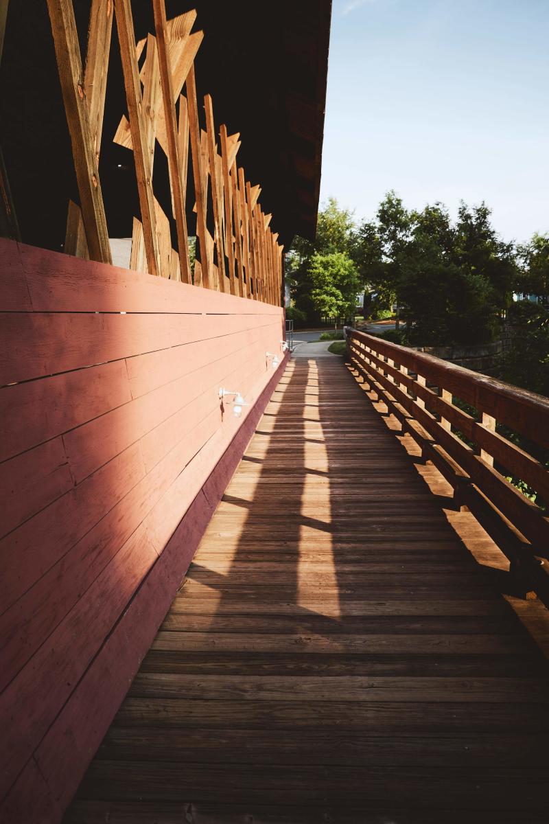 Antiquity Bridge walkway