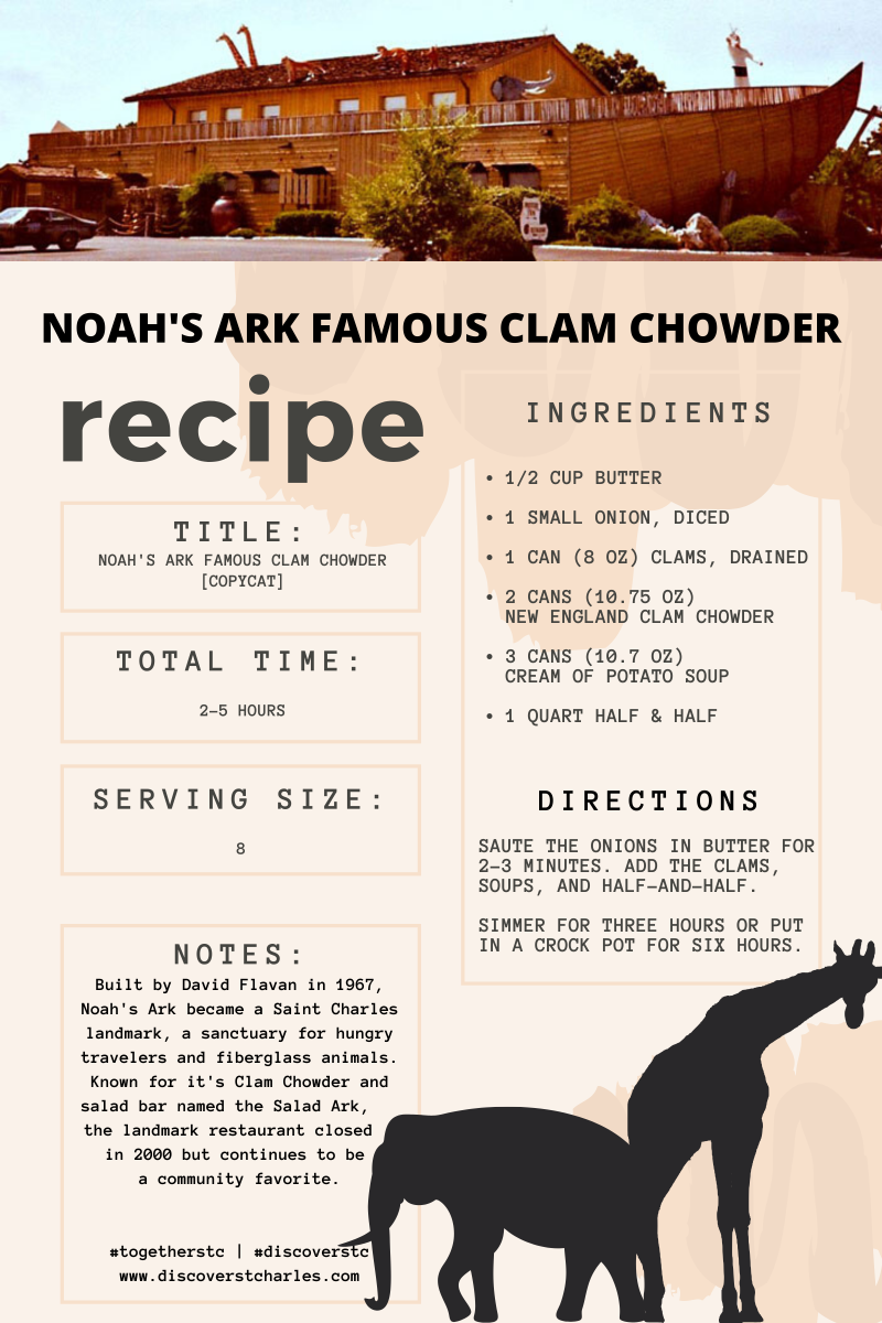 Noah's Ark Famous Clam Chowder Recipe