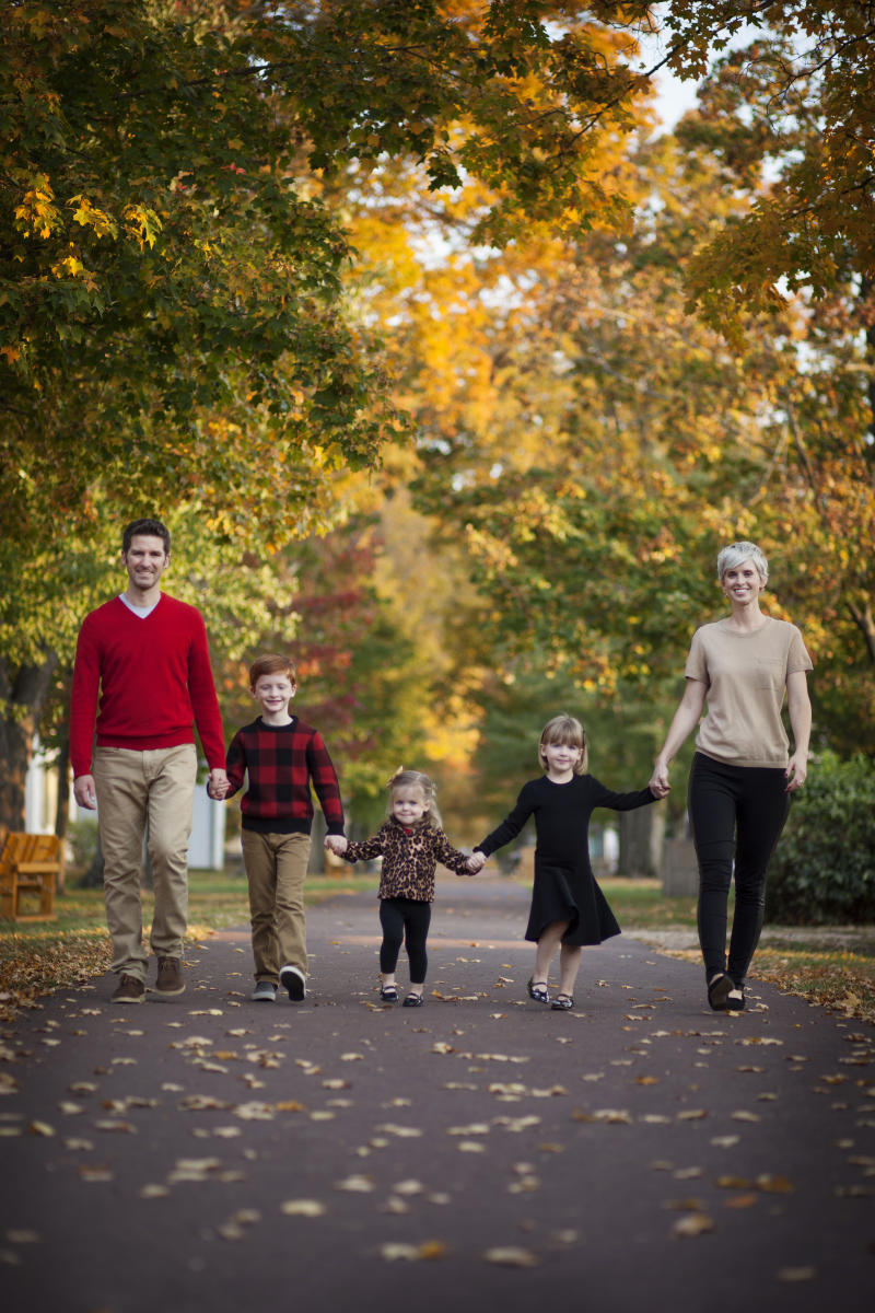 Fall family at Tyler Park
