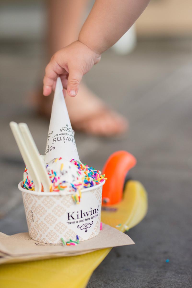 Ice Cream Cone with Sprinkles