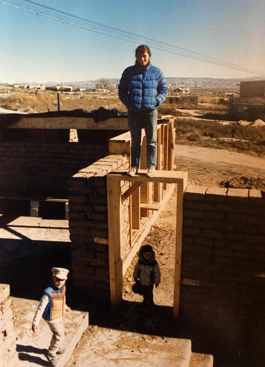 My Mother The Builder, Roxanne Swentzell, Rose Simpson, New Mexico Magazine