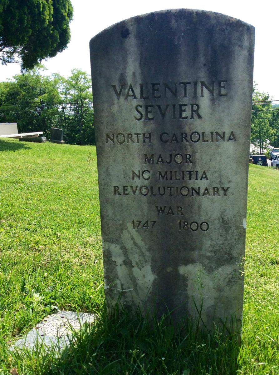 Valentine Sevier Gravestone